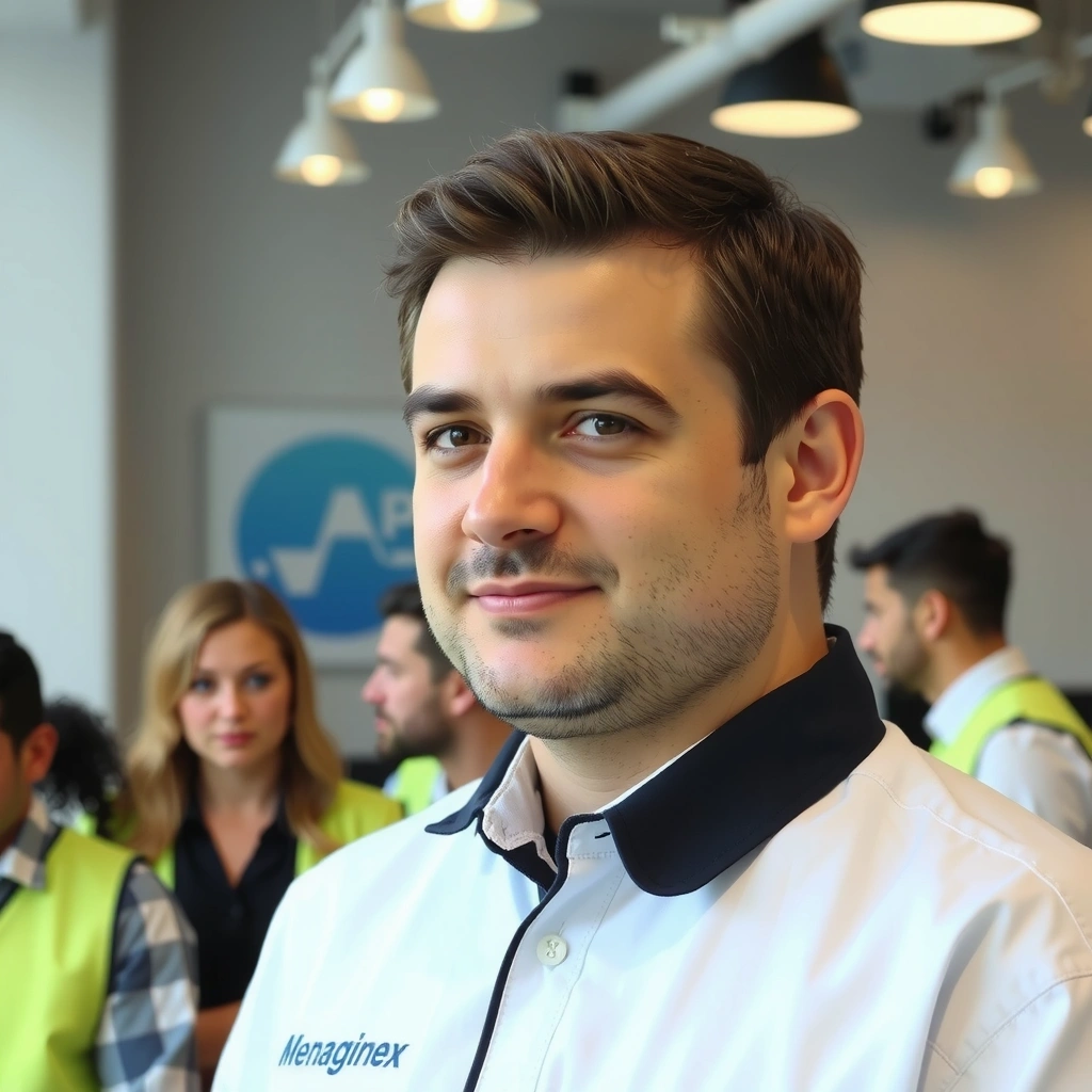 Portretul lui Bogdan Stancu, Coordonator Echipe de Curățenie cleanlynx