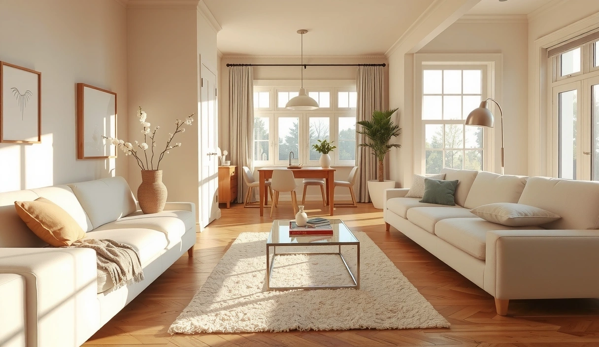 Imagine ilustrativă cu o casă curată și strălucitoare, simbolizând calitatea serviciilor de curățenie Cleanlynx.