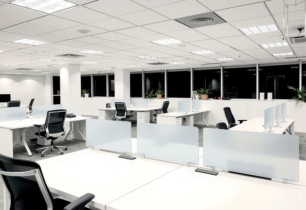 Birou curat și ordonat