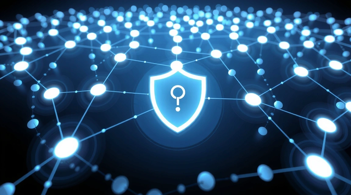 Imagine abstractă reprezentând securitatea datelor și confidențialitatea digitală