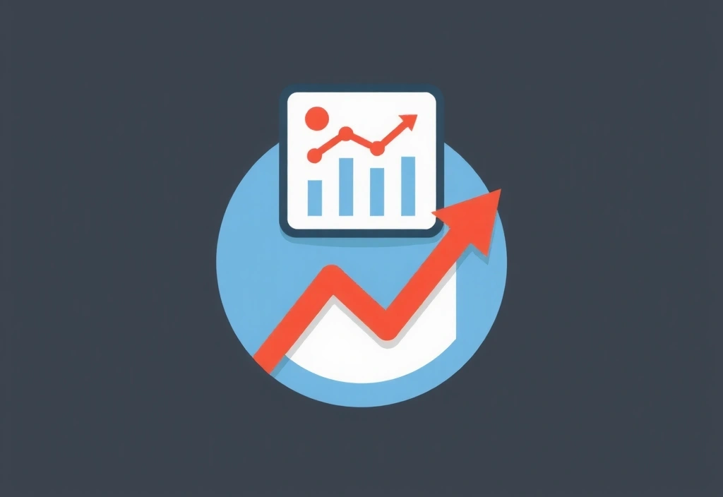 Pictogramă reprezentând trafic web și analiză de date
